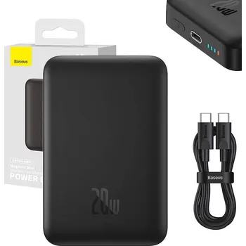 Powerbanka BASEUS MAGNETICKÁ POWERBANKA BEZDRÁTOVÉ NABÍJENÍ MAGSAFE 10000MAH 20W