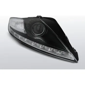 Přední světlomet Přední světla, FORD MONDEO, 2007-2010, DAYLIGHT ČERNÁ LED INDICATOR (63.LPFO55)
