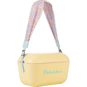 Městský batoh Polarbox POLARBOX látkový popruh Animal, tyrkysová přezka PLBSTRAP9302