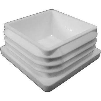 Vodovodní potrubí Zátka čtvercová 25 x 25 mm bílá
