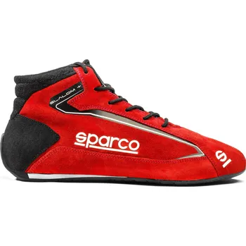 Tuning Závodní boty Sparco SLALOM+, s homologací FIA, barva: červená, velikost: 45