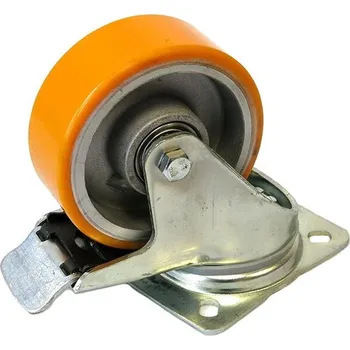 Pojezdové kolečko Kolečko otočné s brzdou 100 mm Al 200 kg 423F-ALU-G100-38