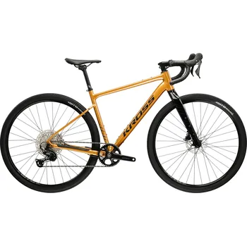 Silniční kolo Kross Esker 5.0 zlatá/grafitová/lesk velikost XL 2025