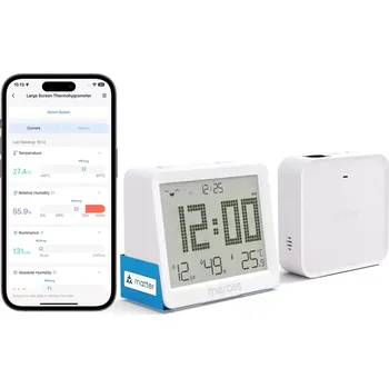 Meross Smart Teplotní a Vlhkostní Senzor, MS130 (EU verze)