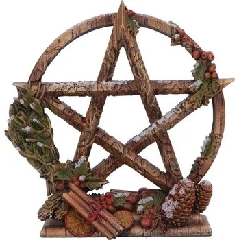 Nemesis Now Pentagram Yule, dekorace 16.5cm