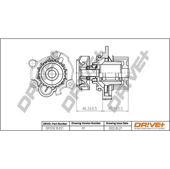 Chladič motoru Vodní čerpadlo, chlazení motoru Dr!ve+ DP2310.10.037