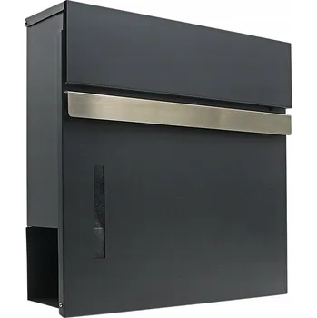 Poštovní schránka Černá poštovní schránka KHL s Poštovní schránka