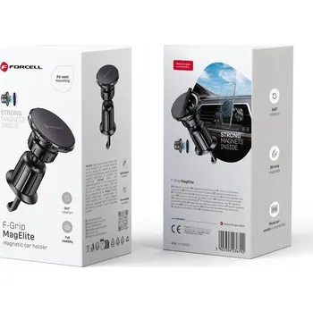 FORCELL magnetický držák telefonu MagElite do mřížky ventilace, černý