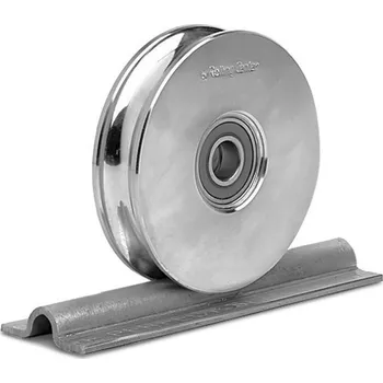 Pohon brány Šína FLOOR O Zn spodní pojezdová k přišroubování Rolling Center