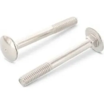 Spojovací materiál Šroub vratový s půlkulatou širokou hlavou DIN 603 – 6 × 40 mm ZB