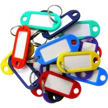 Visačka ke klíčům malá s kroužkem – 50 ks/bal