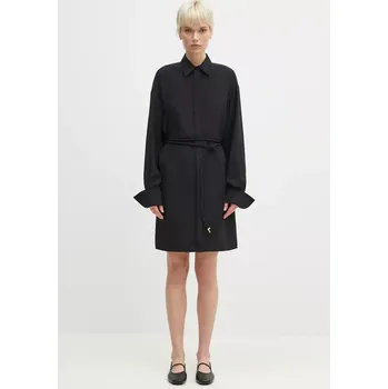 Dámské šaty Hedvábné šaty Sportmax Eolie, 40, černá, 99X