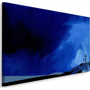 Obraz Obraz Kalvárie kříže Malba Náboženství Dekorace 40x30