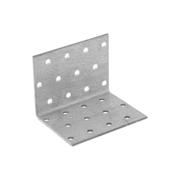 Tesařské kování KM5 - úhelník montážní 60x60x80x2,0 mm (Úhelník spojovací montážní kovový )