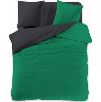 Povlečení OBOUSTRANNÉ SADA POVLEČENÍ 160x200 ZELENO-ČERNÉ