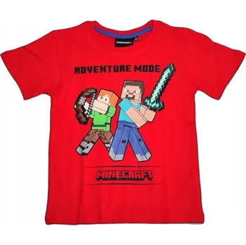 Chlapecké oblečení Tričko Minecraft Adventure Mode ve velikosti 140