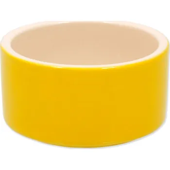 Miska Small Animals keramická pro králíky žlutá 10x5cm