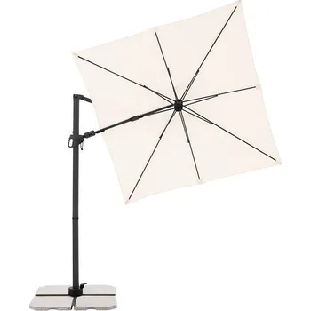 Slunečník DERBY Slunečník zahradní DX, přírodní 210 × 210cm