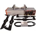 Nože pro žací ústrojí a řemen traktoru 107 cm Husqvarna McC