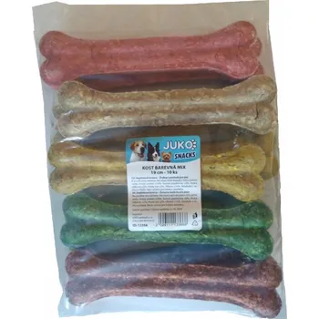 Pamlsek pro psa Kost barevná mix JUKO Snacks 19 cm (10 ks)