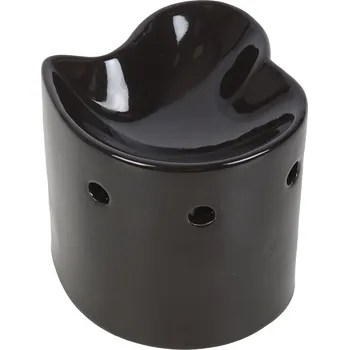 Aroma lampa Aromalampa Černé srdce - dramatický keramický symbol pro intenzivní atmosféru