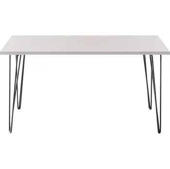 Obdélníkový psací stůl KOLM 138 x 68 x 75 cm šedý