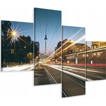 Obraz Čtyřdílný obraz Berlín – 3D efekt – 120x75 cm