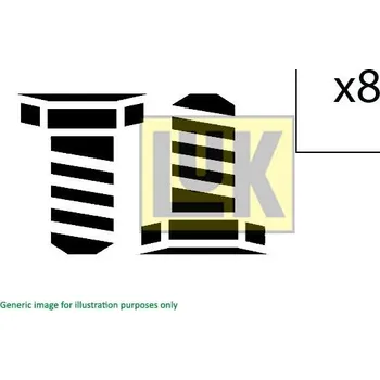 Auto-moto Sada šroubů, setrvačník Schaeffler LuK 411 0155 10