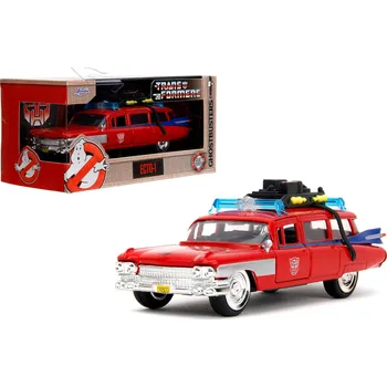 autíčko Auto Transformers X Ghostbusters Ecto1 Prime Graphics 1:32