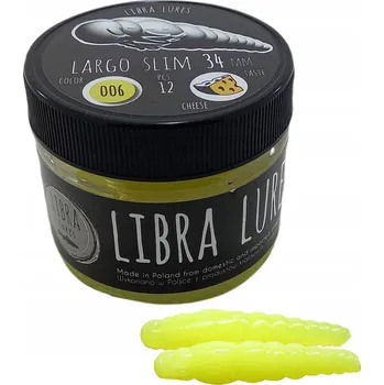 Umělá nástraha Libra Lures Largo Slim 006 Hot Yellow 3,4cm Sýr Příchuť: Sýr, Délka (cm): 3,4