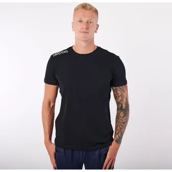 Pánské tričko Kappa LOGO KAFERS triko černá 4XL