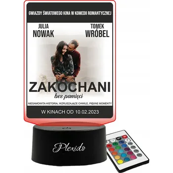 Lampička Plexido vícebarevná Noční lampa