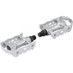 Pedály FORCE 910 Al kuličková ložiska, stříbrné