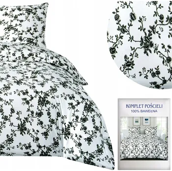 Povlečení Povlečení 160x200 Sada 3 dílná Bavlněný Satén Stylová Aida