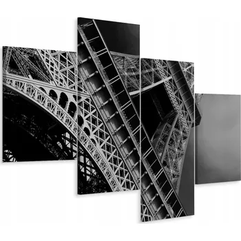 Obraz Vícedílný obraz Eiffelova věž Dekor 3D 80x50
