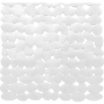 Protiskluzová podložka Spirella protiskluzová podložka do sprchy MARATHON, bílá, PVC, 54 x 54 cm
