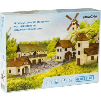 ostatní stavebnice Walachia Skládací Dřevěný Model Chata Turisty