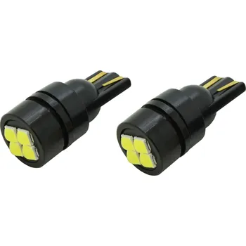 Compass žárovka 4LED 3030 12V T10 bílá 2ks