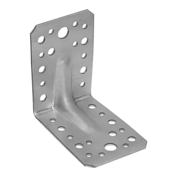 Tesařské kování KPL1 - úhelník s prolisem 90x90x65x2,0 mm (Úhelník spojovací montážní kovový )