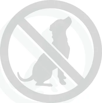 Samolepící dekorace NÁSTĚNNÁ NÁLEPKA samolepicí dekorace ZÁKAZ ZAVÁDĚNÍ PSŮ 10 cm