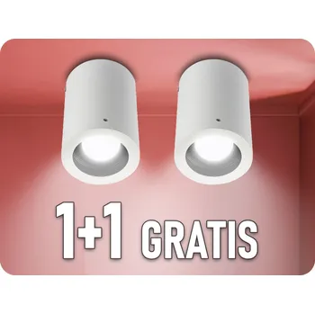 Přisazené Stropní Svítidlo Gu10/Gu5.3, Bílé, 1+1 zdarma!