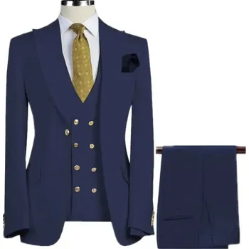 Pánský formální oblek MC123 Velikost: 3XL, Barva (Varianta): Navy 1