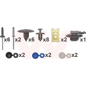 Nárazník Montážní sada, nárazník VAN WEZEL 4327794