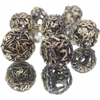 Příslušenství k deskovým hrám LEGENDA DRUIDŮ SADA 7 KOVOVÝCH RPG kostek