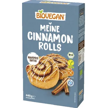 Mouka BioVegan Směs na pečení bez lepku, SKOŘICOVÍ ŠNECI, BIO, 450g