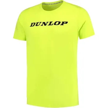 Pánské tričko Pánské tričko DUNLOP ESSENTIALS ADULT TEE MEN BRIGHT YELLOW L