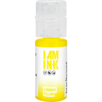 Tetování I AM INK | LUMINOUS YELLOW | 10 ml | True pigments | Barva pro tetování