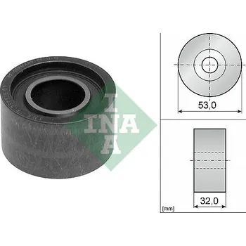 Rozvod motoru Vratná/vodicí kladka, ozubený řemen Schaeffler INA 532 0225 10