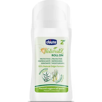 Dezinfekce CHICCO ochranná a osvěžující kulička proti komárům 95% přírodních složek 60ml, 2m+