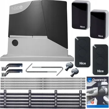 Pohon brány Pohon NICE ROAD 400 - Pro posuvné brány - Sada + Lampa